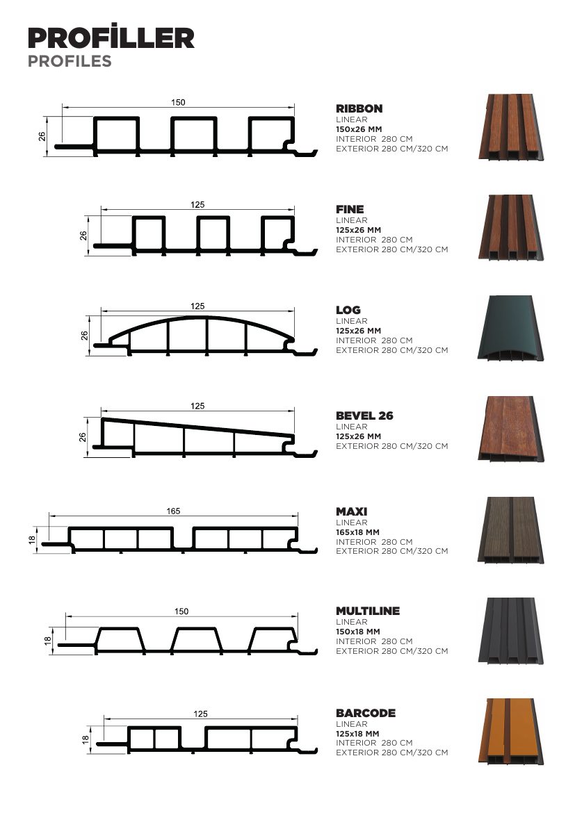 ACS Vinylbond Ribbon — Линейный профиль 150x26 мм