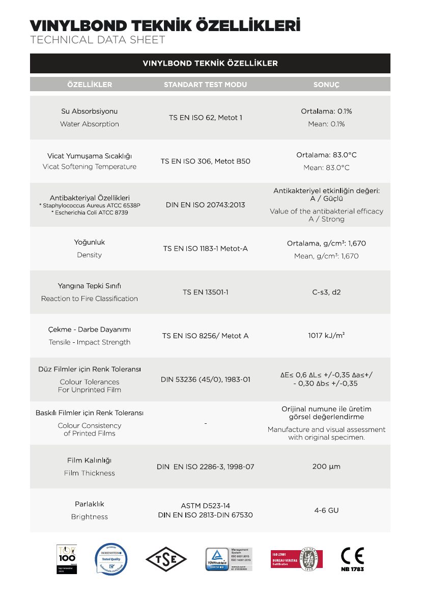 ACS Vinylbond technical data