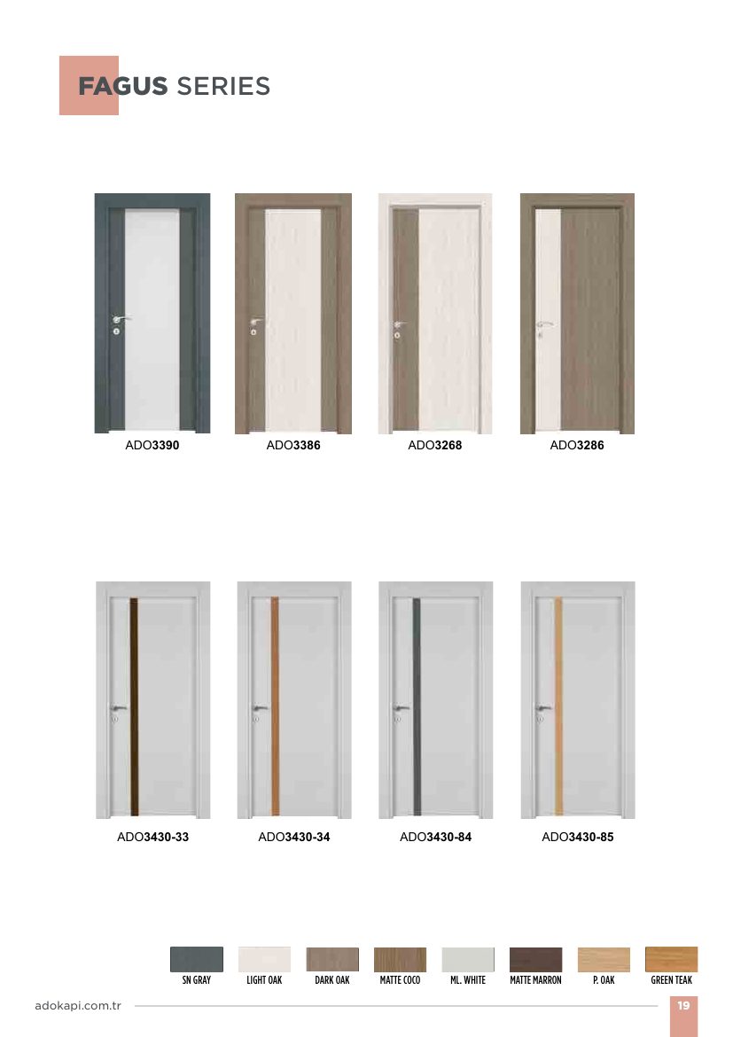 Adokapı Fagus ADO 3268 / 3286 / 3386 / 3390