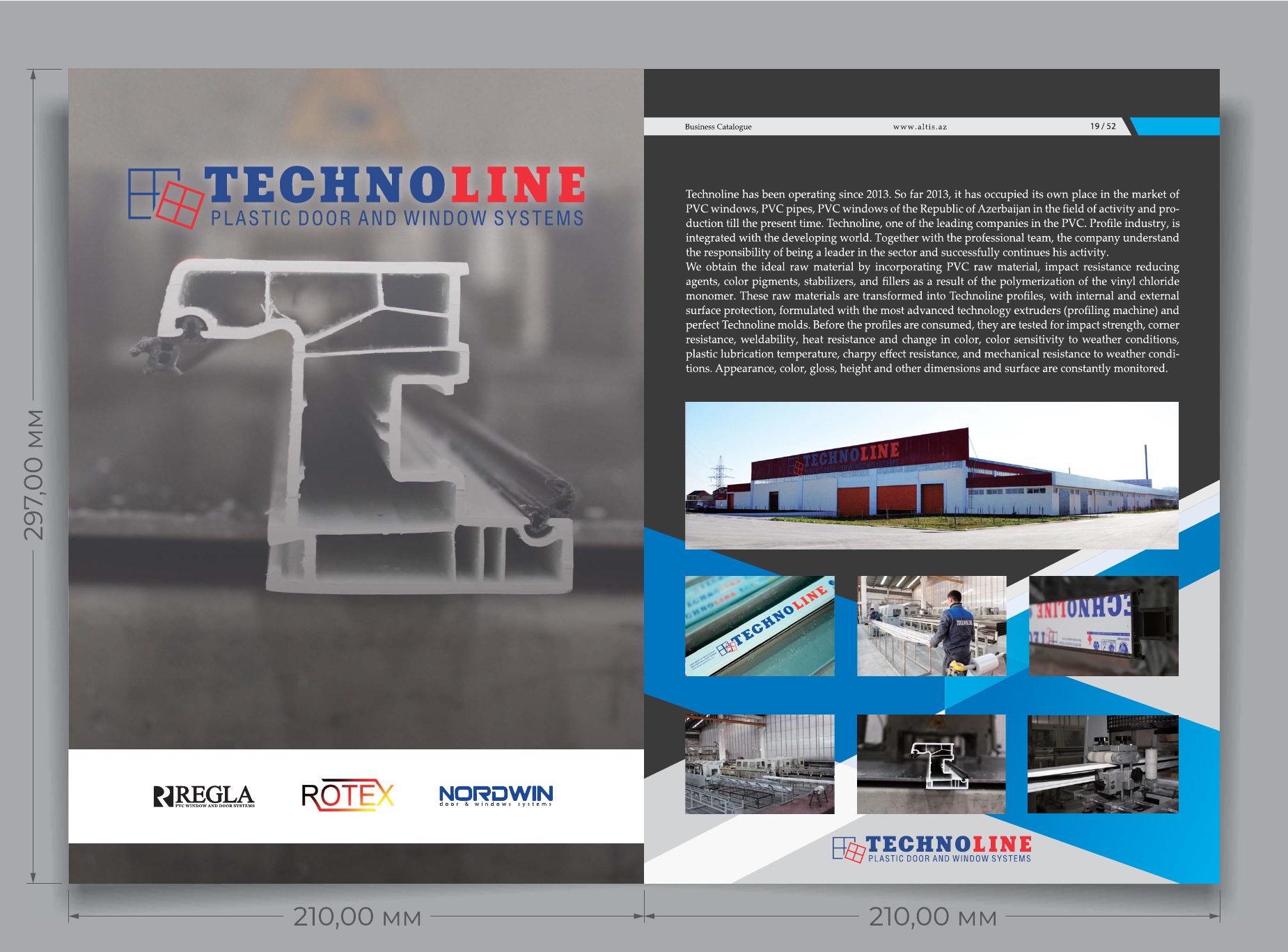 Technoline 60мм ПВХ профильная система
