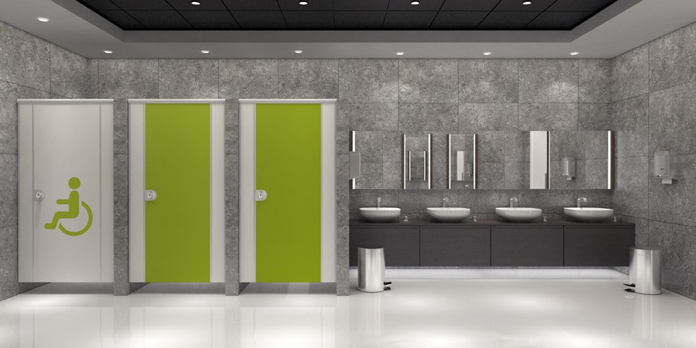 HPL Construction — Туалетная перегородка (Стандарт CDF)