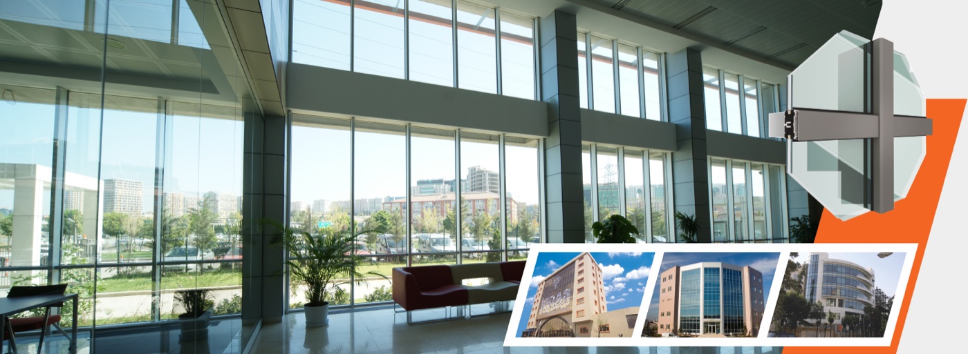 Profilati AF50 C — kapaklı alüminium fasad sistemi