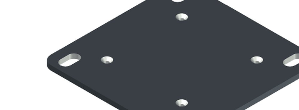 Vinylbond — Плоский фланец 150x150 мм (8 отв., 5 мм)