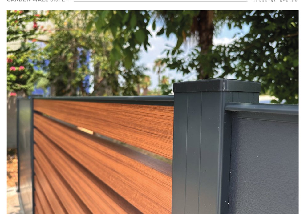 Vinylbond — Забор с покрытием «под дерево»